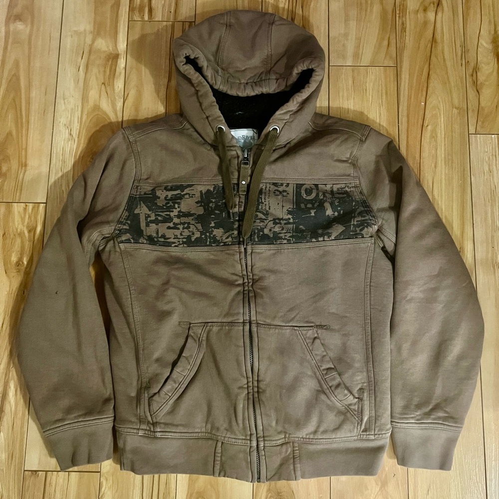 Wind River Brown Hooded Jacket